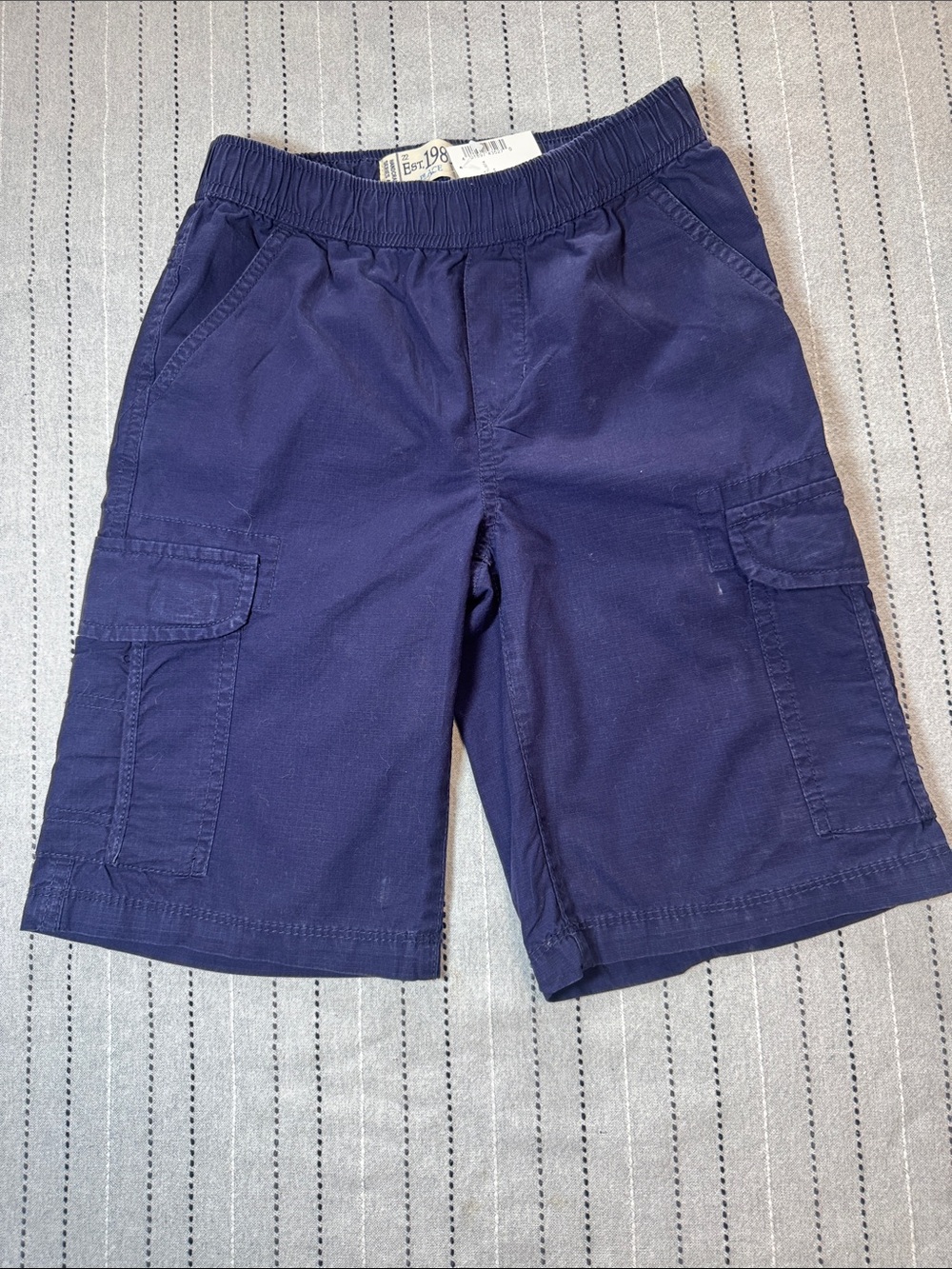 Place Boys Navy Cargo Shorts NWT